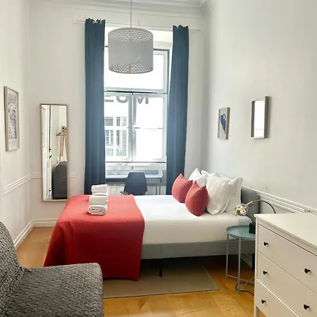 Sj2de Heart Of Lisbon, 1min To Augusta Arch! Spacious 2 Apts With 4br& 2ba Appartamento Lisbona