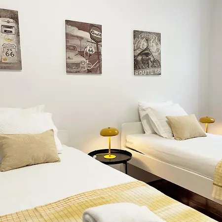 Sj2de Heart Of Lisbon, 1min To Augusta Arch! Spacious 2 Apts With 4br& 2ba Lägenhet Lisboa